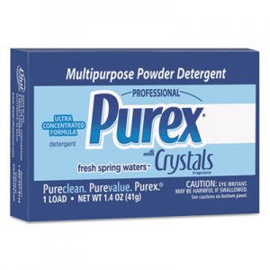 Purex 10245 Ultra Concentrated Powder Detergent, 1.4oz Box, Vend Pack, 156/Carton
