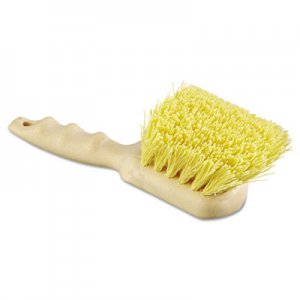 Boardwalk BWK4308 Utility Brush, Polypropylene Fill, 8 1/2" Long, Tan Handle