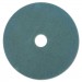 Boardwalk BWK4020AQU Aqua Burnishing Floor Pads, 20" Diameter, 5/Carton