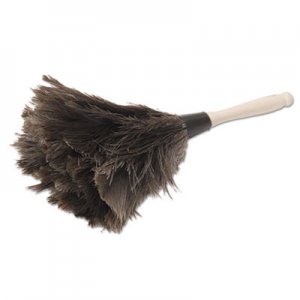 Boardwalk BWK12GY Professional Ostrich Feather Duster, 4" Handle