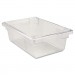 Rubbermaid Commercial RCP3309CLE Food/Tote Boxes, 3 1/2gal, 18w x 12d x 6h, Clear