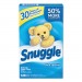 Snuggle DIA45115 Fabric Softener Sheets, Fresh Scent, 120 Sheets/Box, 6 Boxes/Carton