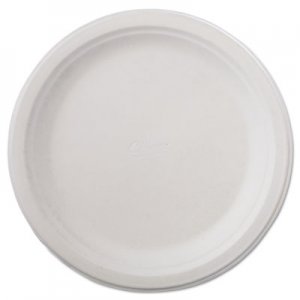 Chinet HUH21232 Classic Paper Dinnerware, Plate, 9 3/4" dia, White, 125/Pack, 4 Packs/Carton