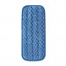 Rubbermaid Commercial RCPQ820BLU Microfiber Wall/Stair Wet Mopping Pad, Blue, 13 3/4w x 5 1/2d x 1/2h