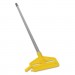 Rubbermaid Commercial RCPH136 Invader Aluminum Side-Gate Wet-Mop Handle, 1 dia x 60, Gray/Yellow