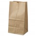 Genpak BAGGK25S500 Grocery Paper Bags, 8.25" x 15.88", Kraft, 500 Bags