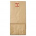 Genpak BAGGX5500 Grocery Paper Bags, 5.25" x 10.94", Kraft, 500 Bags