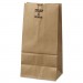 Genpak BAGGX4500 Grocery Paper Bags, 5" x 9.75", Kraft, 500 Bags