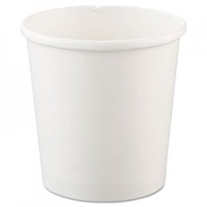 Dart SCCH4165U Flexstyle Double Poly Paper Containers, 16oz, White, 25/Pack, 20 Packs/Carton
