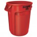 Rubbermaid Commercial RCP2632RED Round Brute Container, Plastic, 32 gal, Red