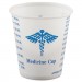 Dart SCCR3 Paper Medical & Dental Graduated Cups, 3oz, White/Blue, 100/Bag, 50 Bags/Carton