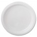 Chinet HUH81209 Heavyweight Plastic Plates, 9" Diameter, White, 125/Pack, 4 Packs/CT