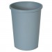 Rubbermaid Commercial RCP2947GRA Untouchable Waste Container, Round, Plastic, 11gal, Gray