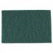 Royal RPPS960 Medium-Duty Scouring Pad, 6 x 9, Green, 60/Carton