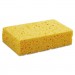 Boardwalk BWKCS2 Medium Cellulose Sponge, 3 2/3 x 6 2/25", 1.55" Thick, Yellow, 24/Carton