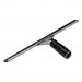 Unger UNGPR45 Pro Stainless Steel Window Squeegee, 18" Wide Blade, Black Rubber