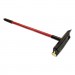 Boardwalk BWK824 General-Duty Squeegee, 8" Sponge/Rubber Blade, Black/Red, 21" Metal Handle