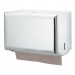 San Jamar SJMT1800WH Singlefold Paper Towel Dispenser, 10.75 x 6 x 7.5, White