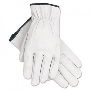 MCR MPG3601XL Grain Goatskin Driver Gloves, White, X-Large, 12 Pairs
