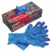 MCR Safety MPG6012XL Nitri-Med Disposable Nitrile Gloves, Blue, X-Large, 100/Box