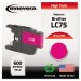 Innovera IVRLC75M Remanufactured LC75M High-Yield Ink, Magenta