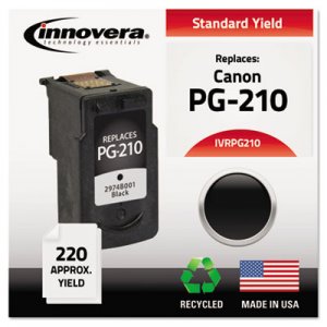 Innovera IVRPG210 Remanufactured 2974B001 (PG-210) Ink, Black