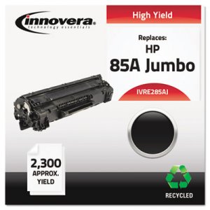 Innovera IVRE285AJ Remanufactured Extended-Yield Toner, Black