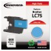 Innovera IVRLC75C Remanufactured LC75C High-Yield Ink, Cyan