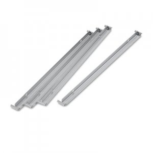Alera ALELF3036 Two Row Hangrails for 30" or 36" Files, Aluminum, 4/Pack