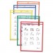 C-Line CLI40620 Reusable Dry Erase Pockets, 9 x 12, Assorted Primary Colors, 25/Box
