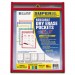 C-Line CLI41610 Reusable Dry Erase Pockets, 6 x 9, Assorted Primary Colors, 10/Pack