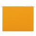 Universal UNV14122 Deluxe Bright Color Hanging File Folders, Letter Size, 1/5-Cut Tab, Orange, 25/Box