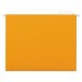 Universal UNV14122 Deluxe Bright Color Hanging File Folders, Letter Size, 1/5-Cut Tab, Orange, 25/Box