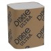 Dixie GPC32006 Interfold Napkin Refills Two-Ply, 6 1/2" x 9 7/8", White, 6000/Carton