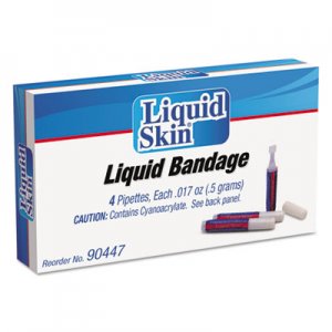 PhysiciansCare by First id Only ACM90447 Liquid Bandage, 0.017 oz Pipette, 4/Box