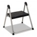 COSCO CSC11014PBL1E Folding Step Stool, 1-Step, 200 lb Capacity, 9.9" Working Height, Platinum/Black