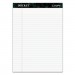 TOPS TOP63416 Docket Ruled Perforated Pads, 8 1/2 x 11 3/4, White, 50 Sheets, 6/Pack
