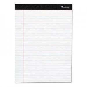 Universal UNV57300 Premium Ruled Writing Pads, White, 5 x 8, Legal Rule, 50 Sheets, 12 Pads