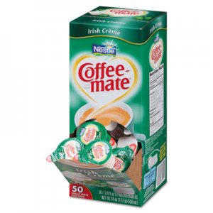 Coffee-mate NES35112CT Liquid Coffee Creamer, Irish Creme, 0.375 oz Mini Cups, 50/Box, 4 Box/Carton