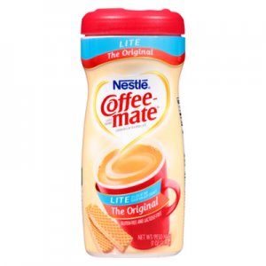 Coffee-mate NES74185CT Powdered Original Lite Creamer, 11 oz. Canister, 12/Carton