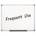 MasterVision BVCMA2707170 Value Lacquered Steel Magnetic Dry Erase Board, 48 x 72, White, Aluminum Frame