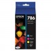 Epson EPST786120BCS T786120BCS (786) DURABrite Ultra Ink, Black/Cyan/Magenta/Yellow