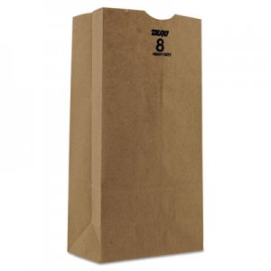 Genpak BAGGH8500 Grocery Paper Bags, 6.13" x 12.44", Kraft, 500 Bags