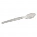 Dixie DXETH017 Plastic Cutlery, Heavyweight Teaspoon, Crystal Clear, 6", 1000/Carton