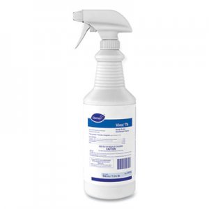 Diversey DVO04743 Virex TB Disinfectant Cleaner, Lemon Scent, Liquid, 32 oz Bottle, 12/Carton