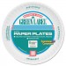 AJM AJMPP6AJKWH Paper Plates, 6" Diameter, White, Bulk Pack, 1000/Carton