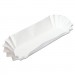 Hoffmaster HFM610740 Fluted Hot Dog Trays, 6w x 2d x 2h, White, 500/Sleeve, 6 Sleeves/Carton