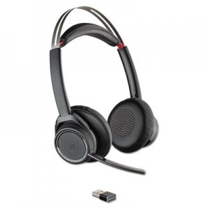 Poly PLN202652101 Voyager Focus UC Stereo Bluetooth Headset System with Active Noise Canceling