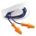 Howard Leight by Honeywell HOWSMF30 SmartFit Multiple-Use Earplugs, Corded, 25NRR, Orange, 100 Pairs