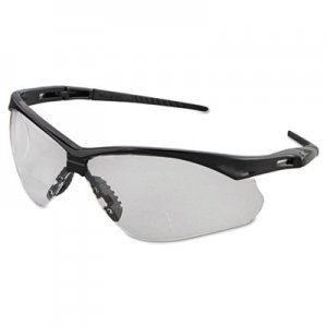 KleenGuard KCC28624 V60 Nemesis Rx Reader Safety Glasses, Black Frame, Clear Lens